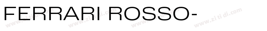 FERRARI ROSSO字体转换 FERRARI ROSSO字体转换